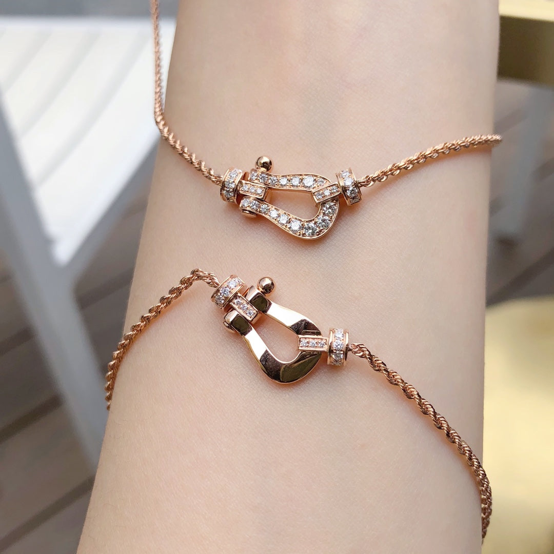 [Aurora]FORCE 10 PINK GOLD DIAMOND NECKLACE