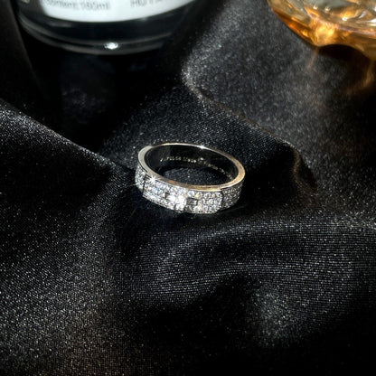 [AURORA]KELLY SILVER DIAMOND RING