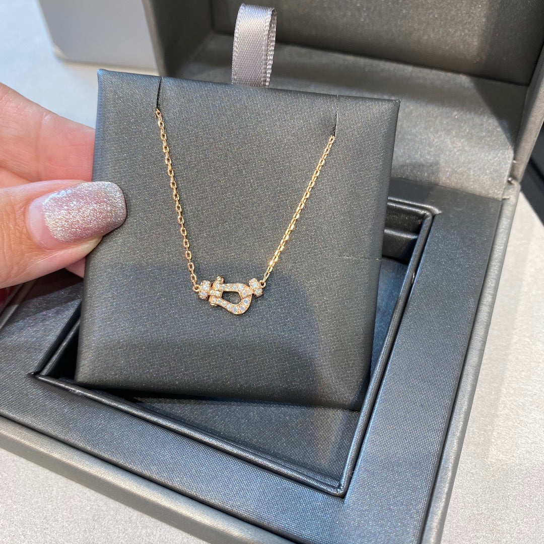 [Aurora]FORCE 10 DIAMOND PINK GOLD NECKLACE MINI MODEL