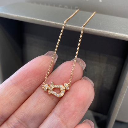 [Aurora]FORCE 10 DIAMOND PINK GOLD NECKLACE MINI MODEL