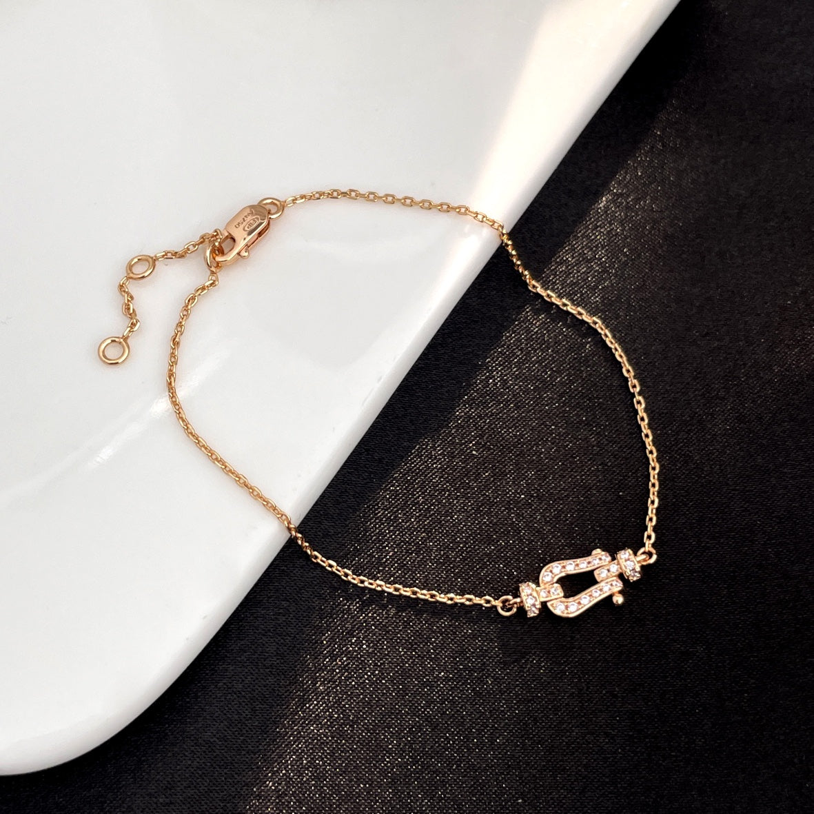 [AURORA]FORCE 10 FULL DIAMOND BUCKLE CHAIN LINK MINI MODEL