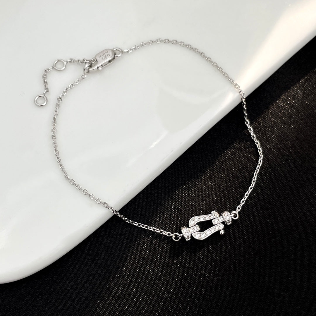 [AURORA]FORCE 10 FULL DIAMOND BUCKLE CHAIN LINK MINI MODEL