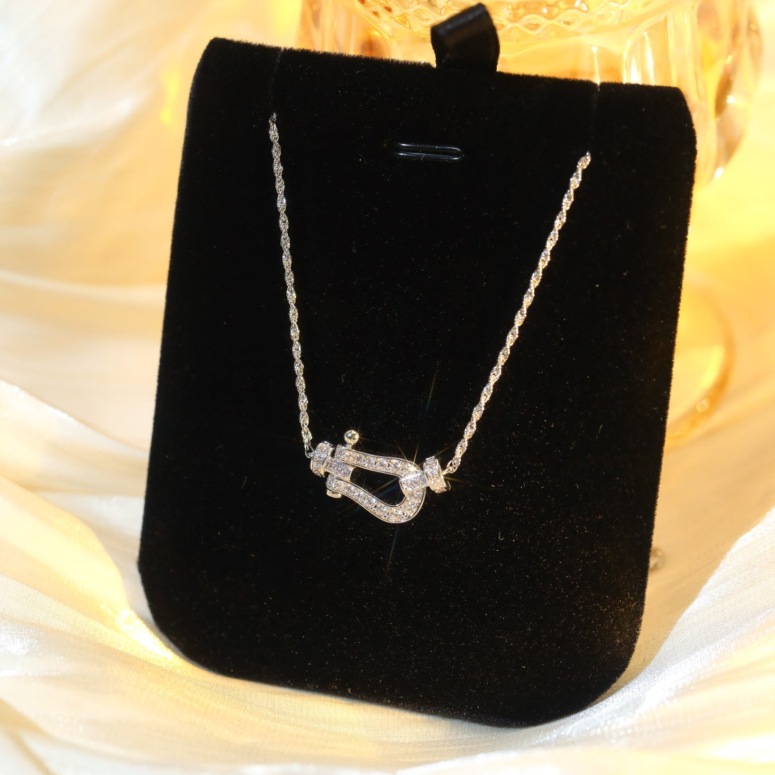 [AURORA]FORCE 10 DIAMOND SILVER NECKLACE MINI MODEL