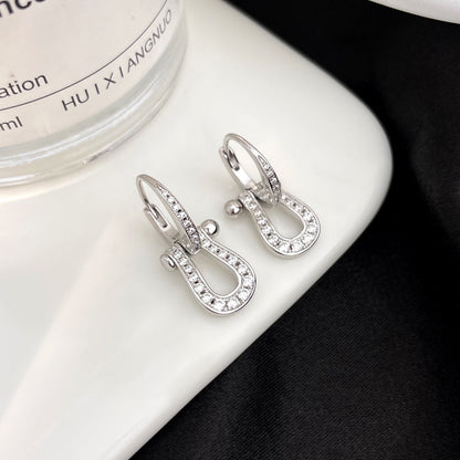 [AURORA]FORCE 10 VOLLMUNDIGE DIAMANT-OHRRINGE, MITTLERE MODELL