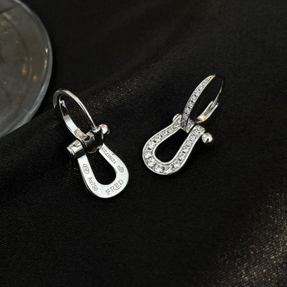 [AURORA]FORCE 10 VOLLMUNDIGE DIAMANT-OHRRINGE, MITTLERE MODELL