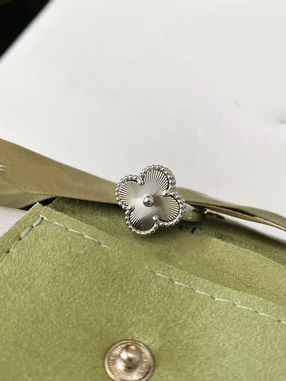 [Aurora]CLOVER SILVER RING