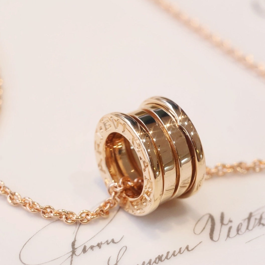 [Aurora]ZERO 1 PINK GOLD NECKLACE