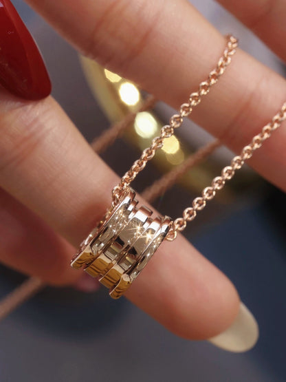 [Aurora]ZERO 1 PINK GOLD NECKLACE