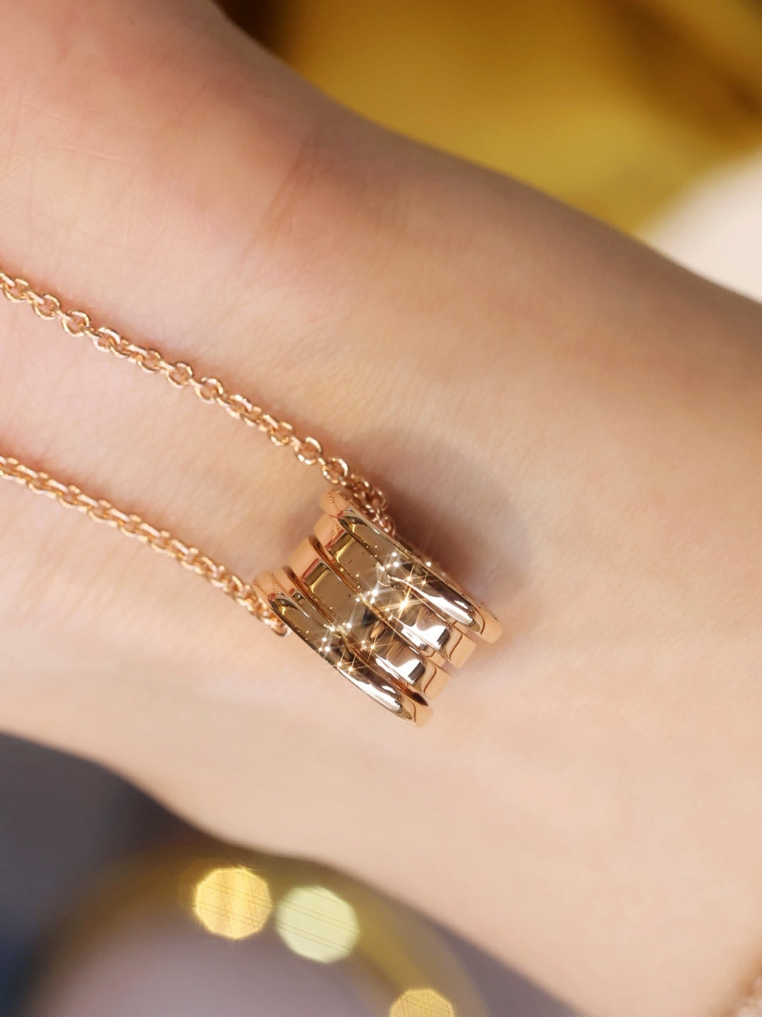 [Aurora]ZERO 1 PINK GOLD NECKLACE