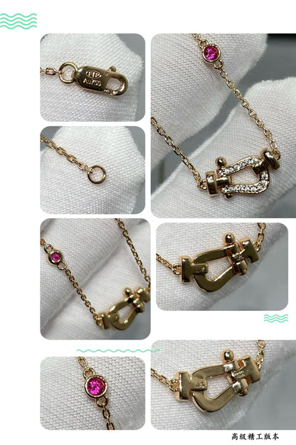 [AURORA]FORCE 10 DIAMANT-ROSÉGOLD-HALSKETTE
