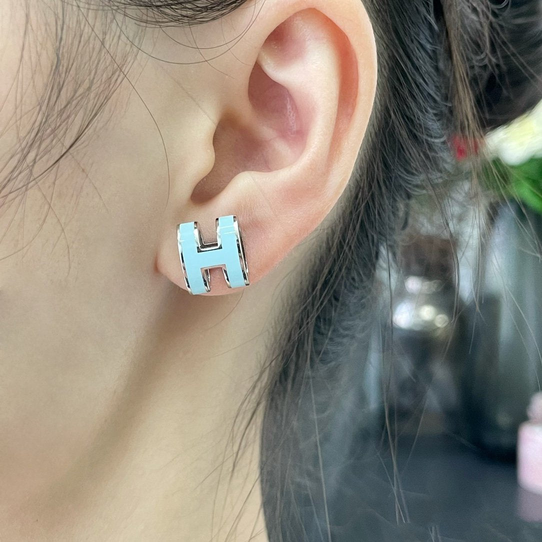 [AURORA]POP H HIMMELBLAU OHRSTECKER