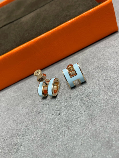 [AURORA]POP H HIMMELBLAU OHRSTECKER