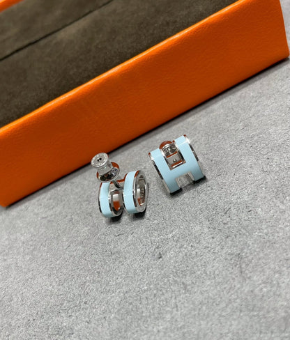 [AURORA]POP H HIMMELBLAU OHRSTECKER