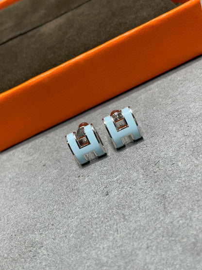 [AURORA]POP H HIMMELBLAU OHRSTECKER