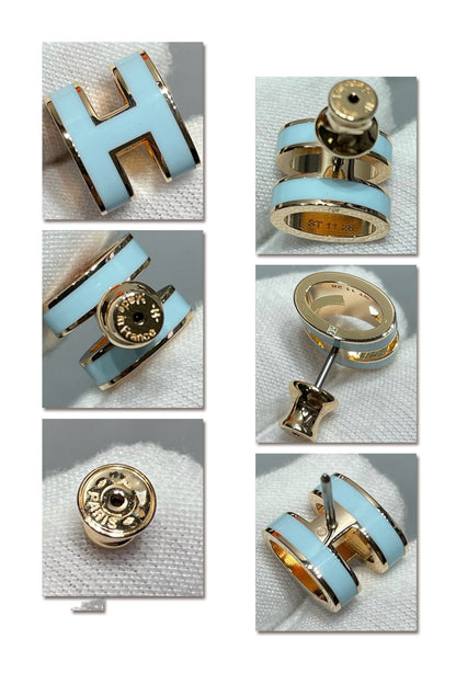 [AURORA]POP H HIMMELBLAU OHRSTECKER