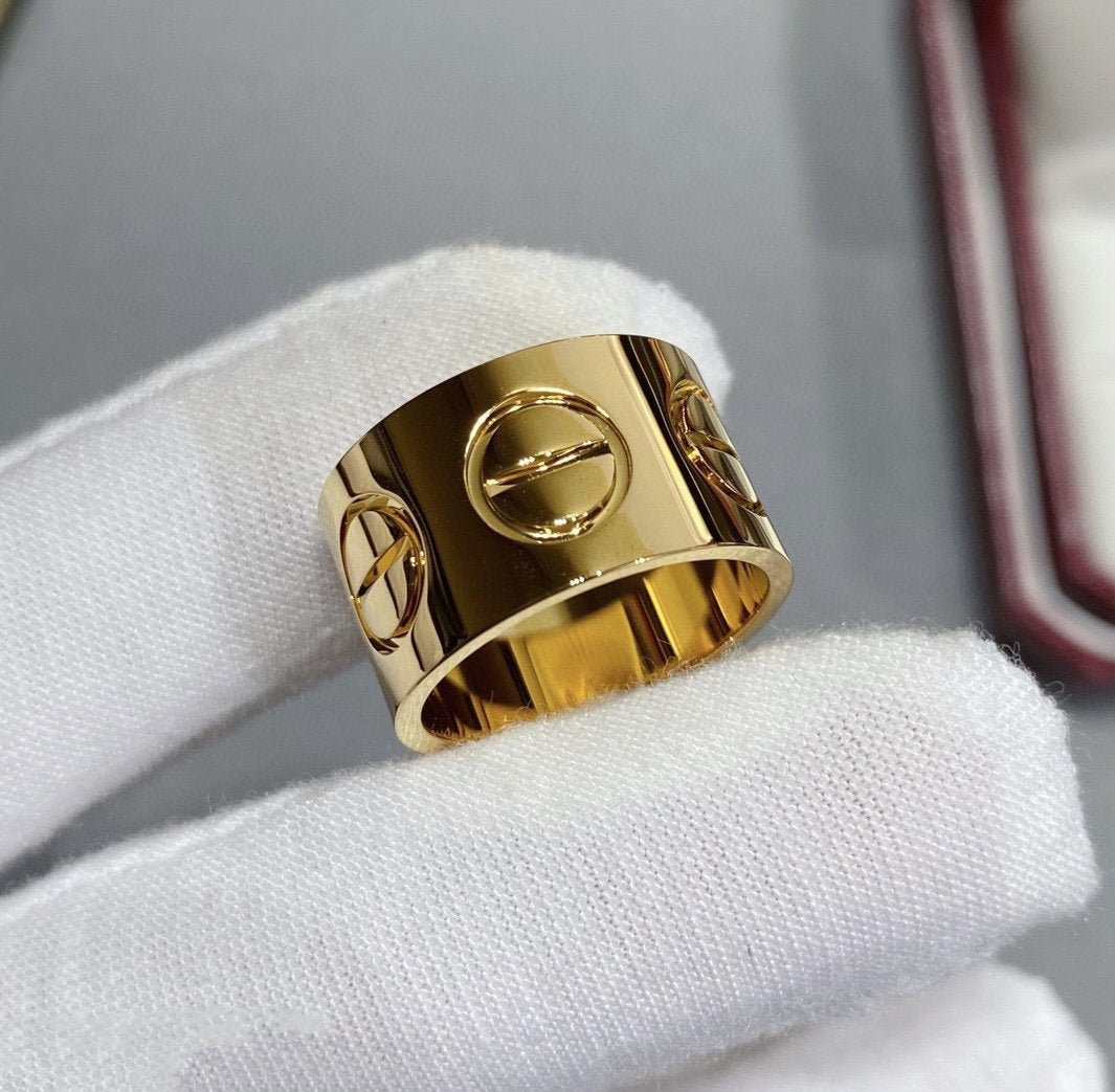 [Aurora]LOVE 11MM LARGE RING
