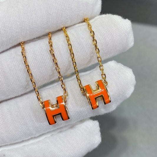 [Aurora]MINI POP H NECKLACE