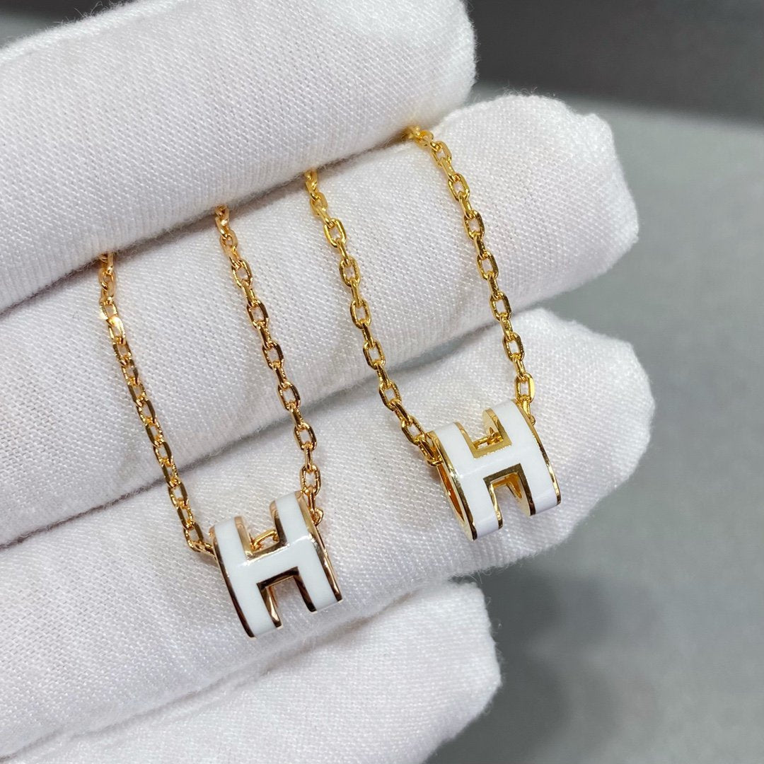 [Aurora]MINI POP H NECKLACE