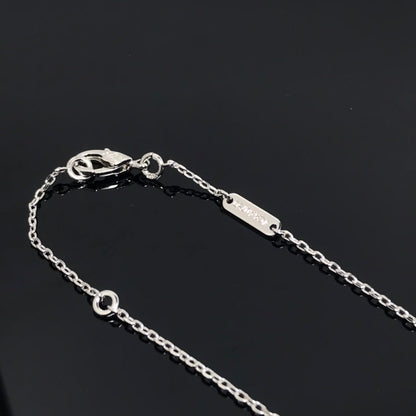 [Aurora]CLOVER PIETERSITE SILVER LONG NECKLACE