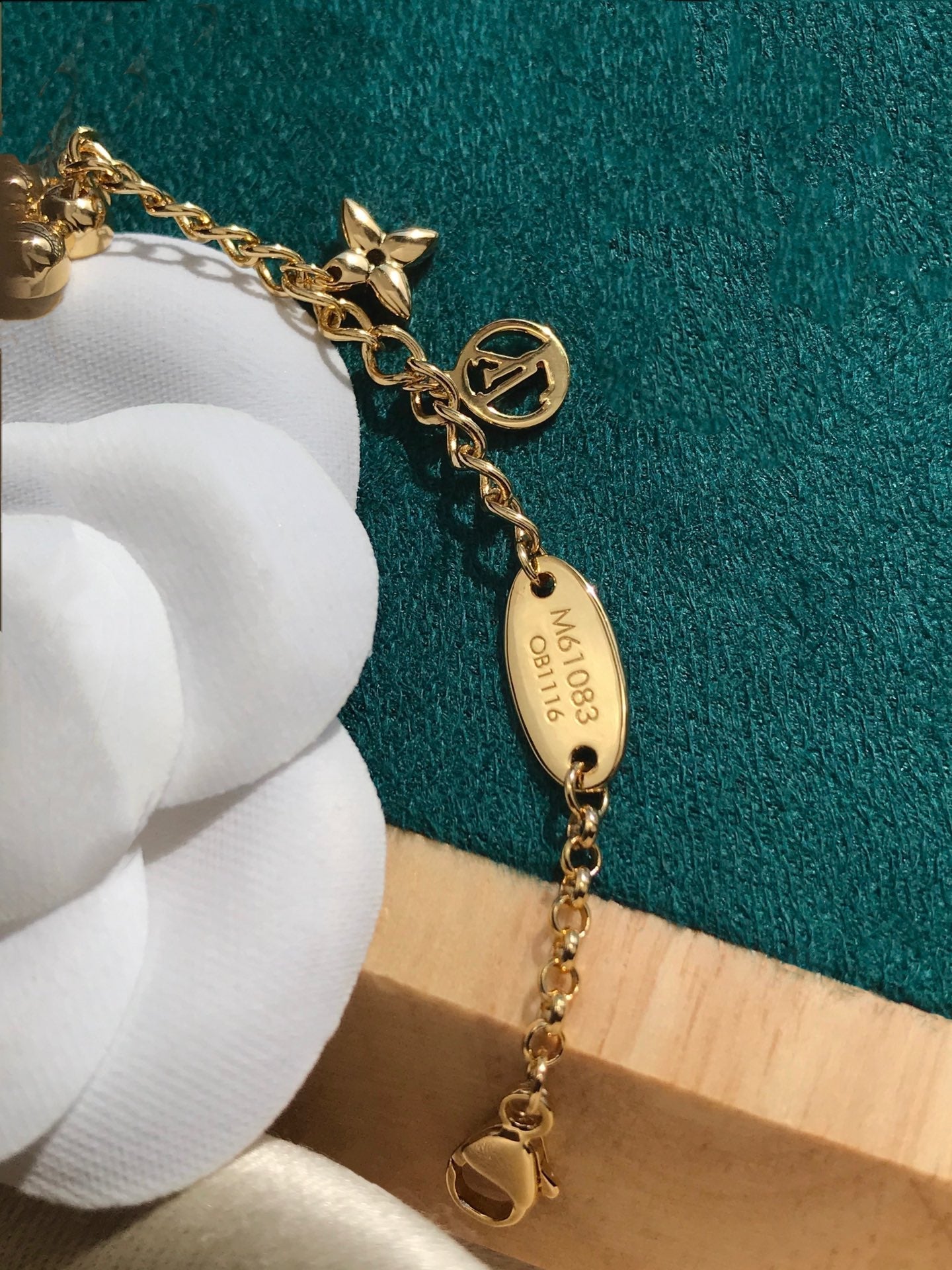 [Aurora]BLOOMING PINK GOLD MOP BRACELET