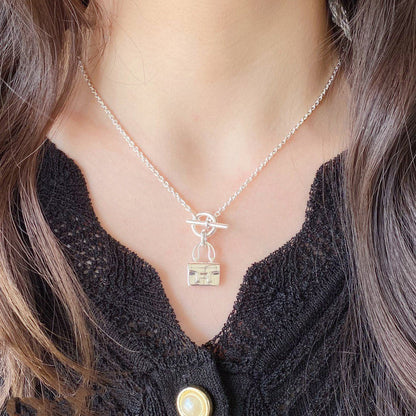 [AURORA]CONSTANCE PEDANT SILVER NECKLACE