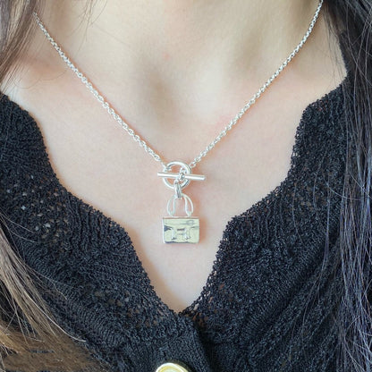 [Aurora]CONSTANCE PEDANT SILVER NECKLACE