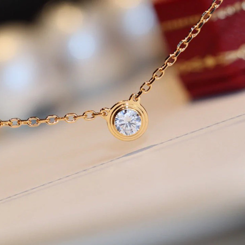 [AURORA]DAMOUR DIAMOND NECKLACE