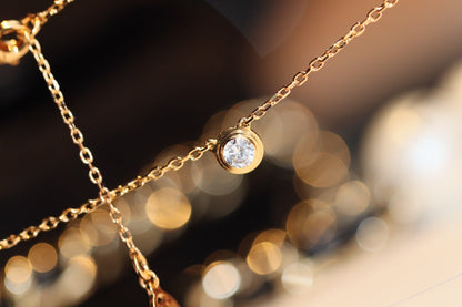 [AURORA]DAMOUR-DIAMANT-HALSKETTE