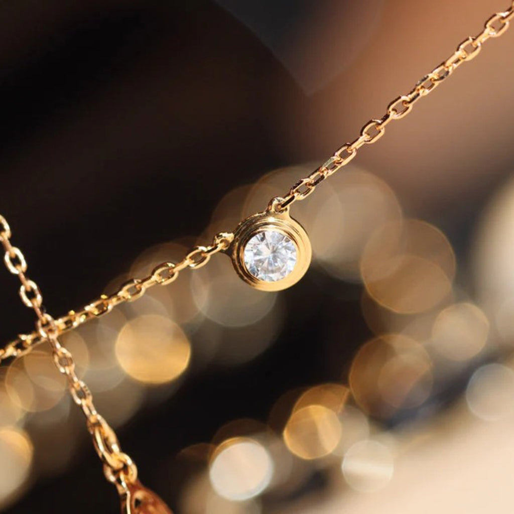 [AURORA]DAMOUR DIAMOND NECKLACE