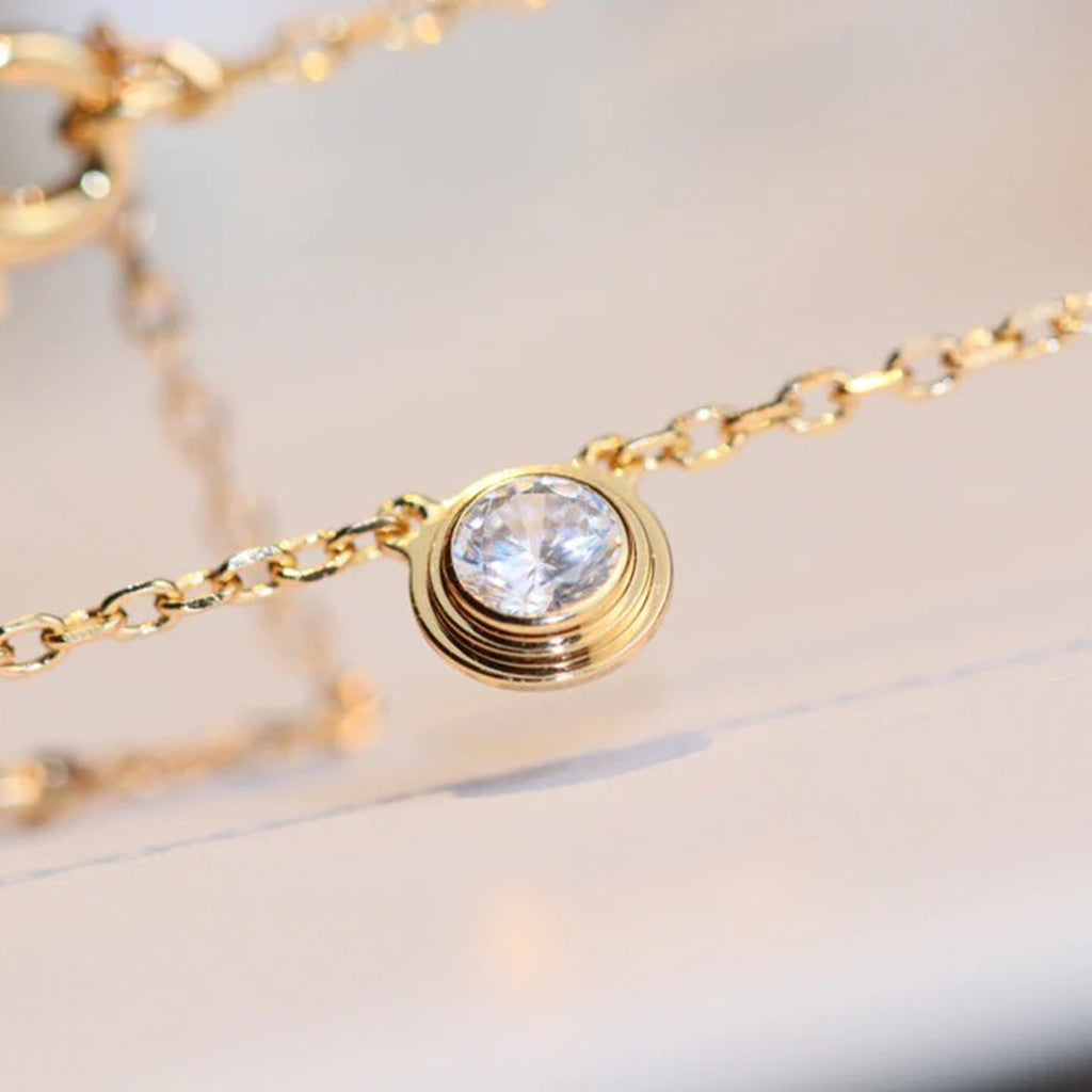 [AURORA]DAMOUR DIAMOND NECKLACE