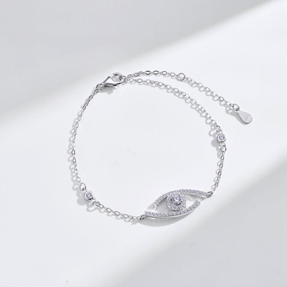 [AURORA]Lucky Eye Pave-Set Diamond Bracelet