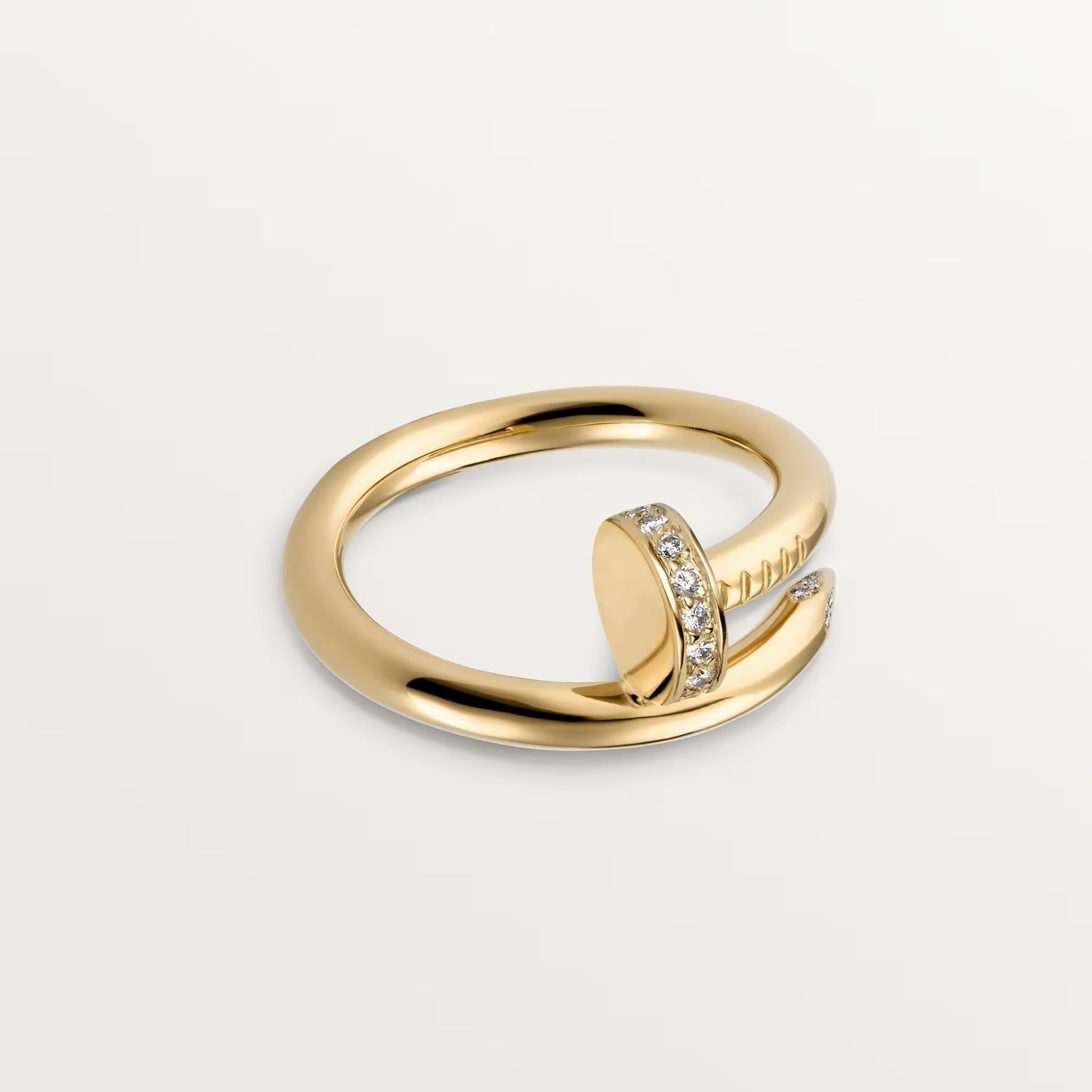 [AURORA]JUSTE RING 2.6MM HALF DIAMOND