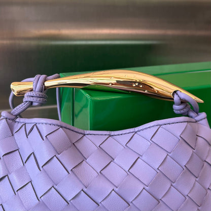 SARDINE 20 WITH CHAIN IN ORCHID PURPLE LAMBSKIN