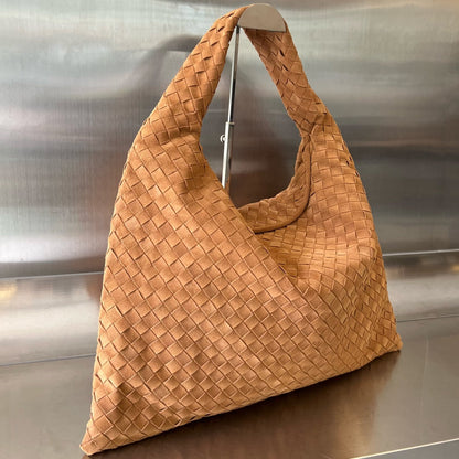 LARGE HOP 54 IN RUSSET BROWN LAMBSKIN