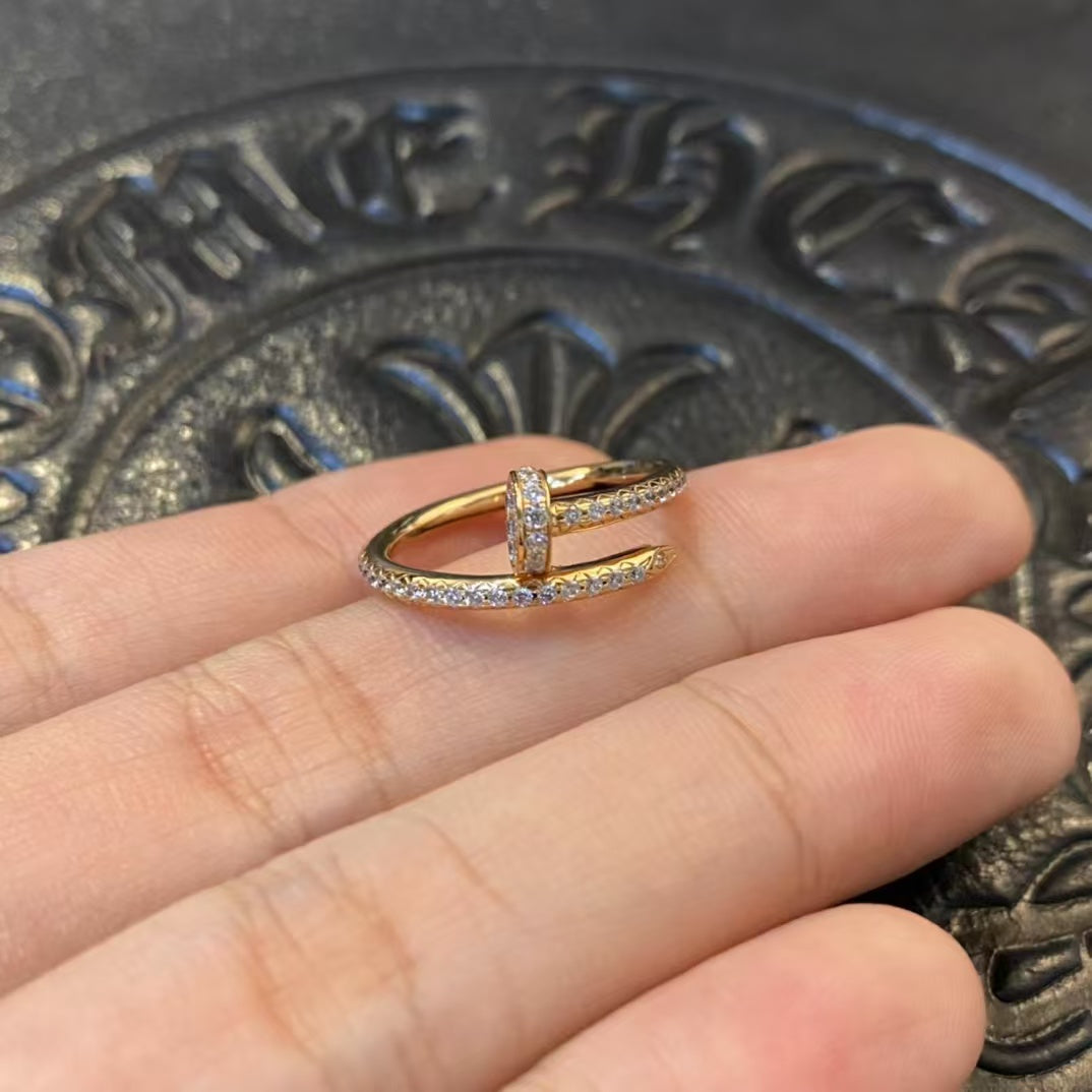 [Aurora]JUSTE RING 1.8MM GOLD DIAMONDS