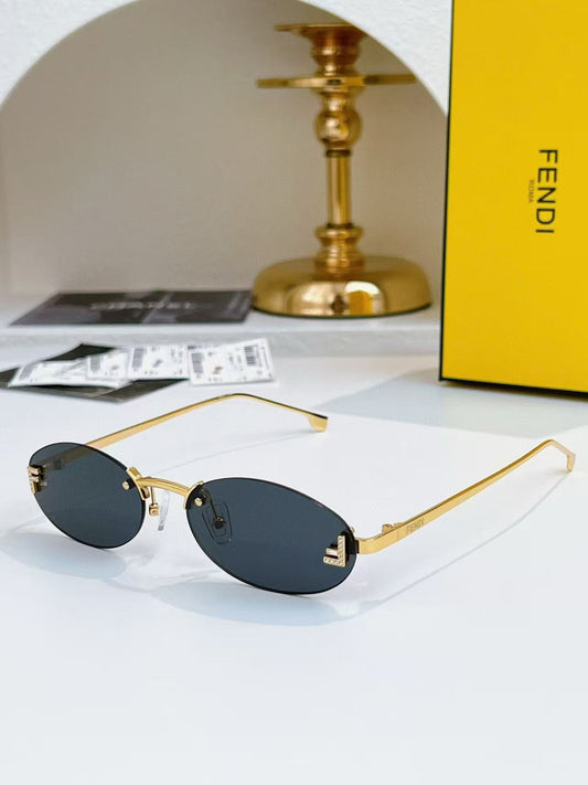 Double F frameless sunglasses