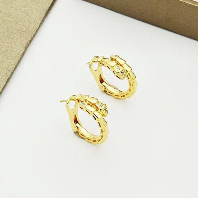 [AURORA]SERPENTI EARRINGS DIAMOND