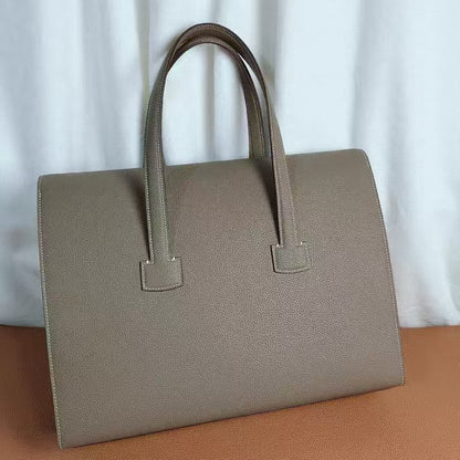 HM CASUAL HANDBAG ELEPHANT GREY SILVER HARDWARE