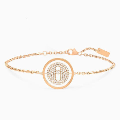 [AURORA]LUCKY MOVE DIAMOND PAVED BRACELET