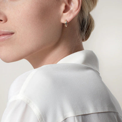[AURORA]TRINITY ON DIAMOND MINI EARRINGS