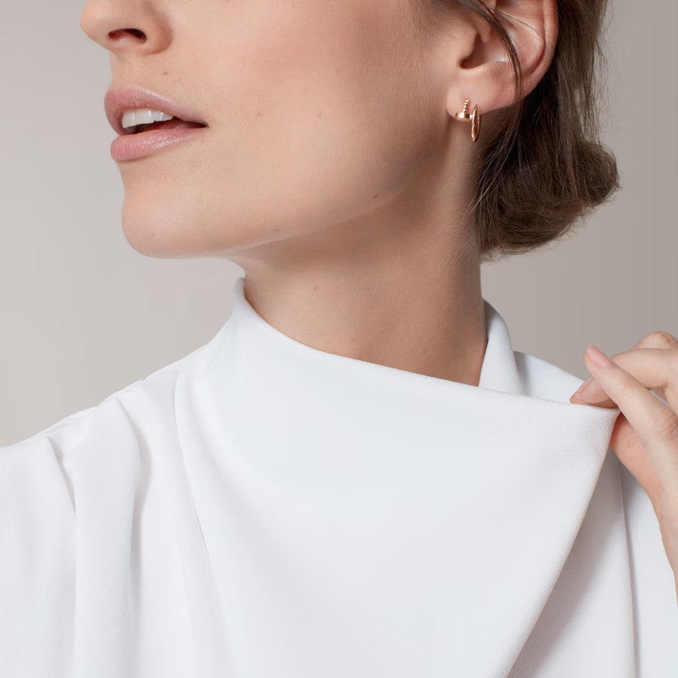 [AURORA]JUSTE NO DIAMOND SMALL EARRINGS