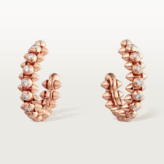 [AURORA]CLASH FULL DIAMOND MEDIUM EARRINGS
