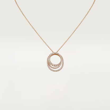 [AURORA]ETINCELLE  FULL DIAMOND NECKLACE
