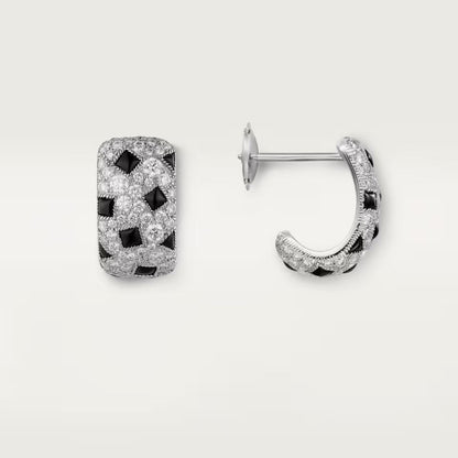 [AURORA]PANTHERE MINI FULL DIAMOND EARRINGS