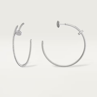 [AURORA]JUSTE FULL DIAMOND LARGE EARRINGS