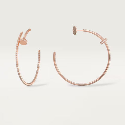 [AURORA]JUSTE FULL DIAMOND LARGE EARRINGS