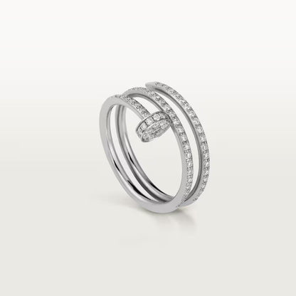 [AURORA]JUSTE RING 4.8MM FULL DIAMOND