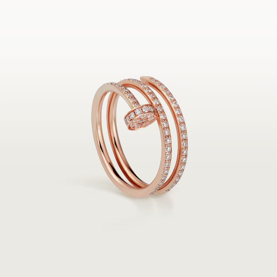 [AURORA]JUSTE RING 4.8MM FULL DIAMOND