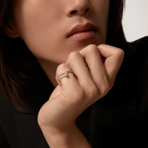 [Aurora]JUSTE RING 1.8MM SILVER DIAMONDS