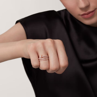 [AURORA]JUSTE RING 4.8MM FULL DIAMOND